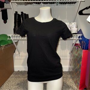 Mossimo Supply Co Black Fitted Short Sleeve T-Shirt